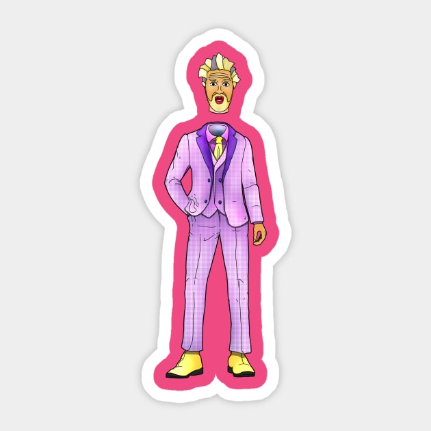 Bizness Suit Lloyd Sticker by doublebeta